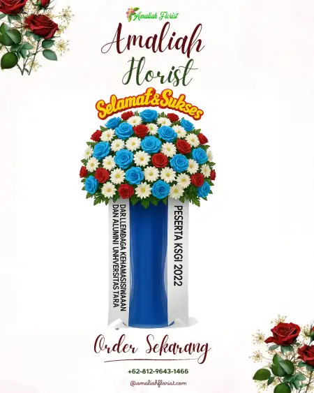 Standing Flowers Teling Bawah